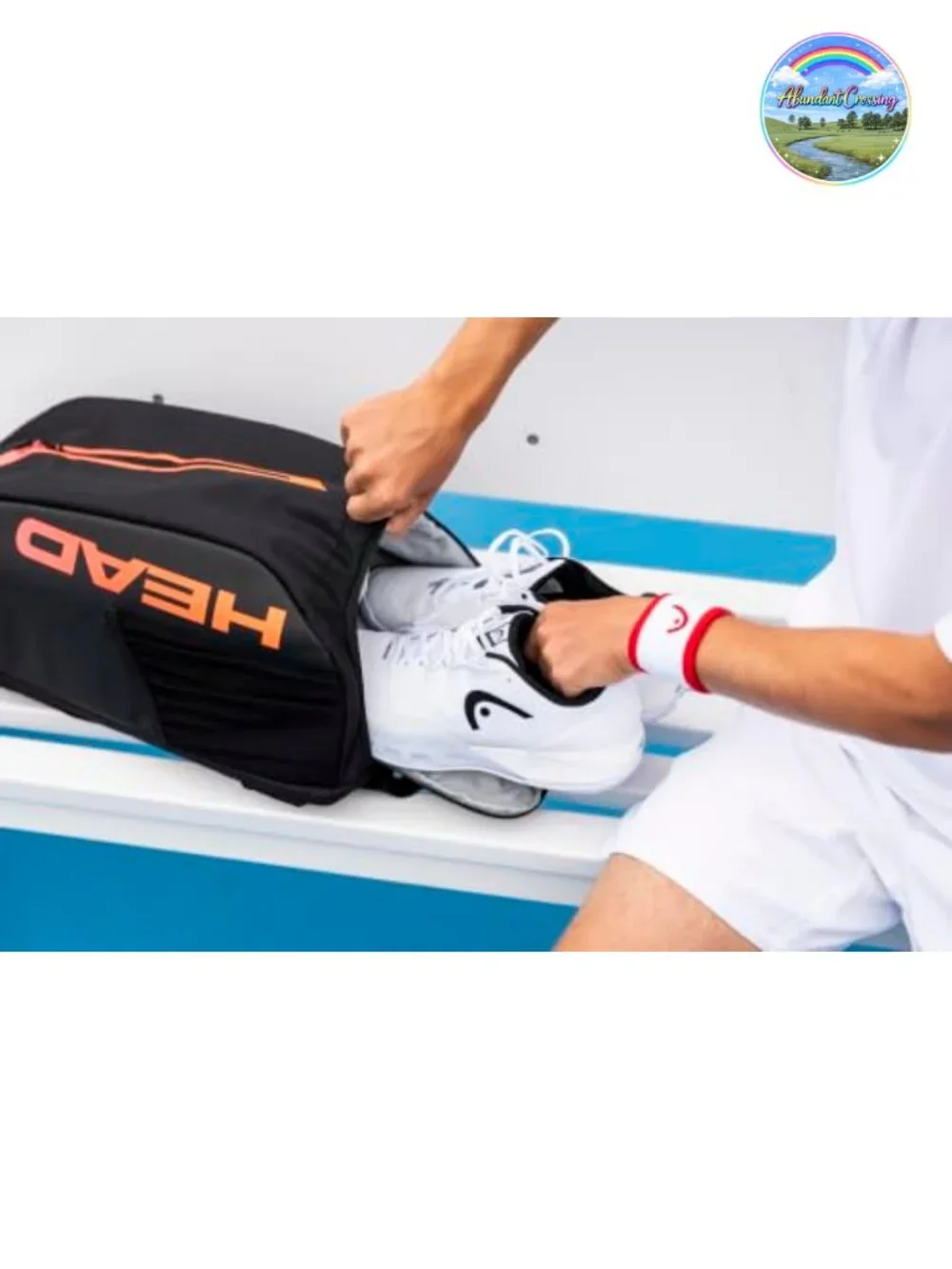 Tennis Backpack 25L Fits 2 Racquets Padded Adjustable Straps